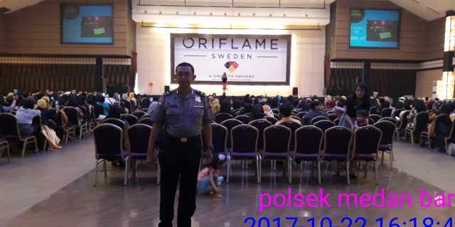 Polsek Medan Baru : Pengamanan Big Oriflame,Dibalai Istana Koki