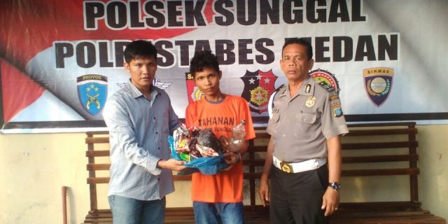 Usai Bakar Warung Saudaranya,Benget Diringkus Polisi