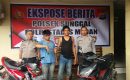 Dua Pelaku Curanmor Milik Mahasiswa,Diringkus Petugas Polsek Sunggal