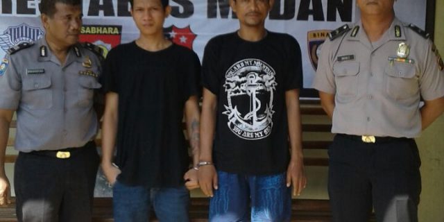 Dua Warga Binjai Diringkus Polisi,Miliki 5 Paket Sabu Sabu