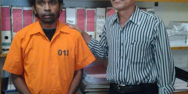 “Usai Beli Ganja Dikawasan Polonia,Alfaris Ditangkul Petugas Polsek Medan Baru”