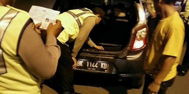 Polsek Medan Baru Gelar Razia Rutin Diwilkumnya