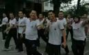 Kapolsek Medan Baru Mengikuti Olahraga Bersama dengan Kapoldasu dan Kapolrestabes