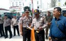 Kapolsek Medan Baru Pimpin Pengamanan Unras Aliansi BBM Sumut