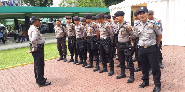 Polsek Medan Baru Adakan Pengamanan Hut Ke-56 Bank Sumut