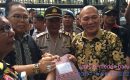 WAKA POLSEK MEDAN BARU KAPAM OBJEK UNRAS DIKANTOR DPRD SUMUT