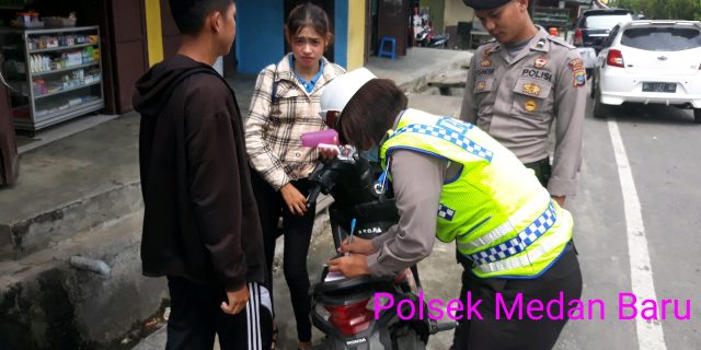 UNIT LANTAS POLSEK MEDAN BARU MELAKSANAKAN GIAT OPERASI ZEBRA TOBA 2017