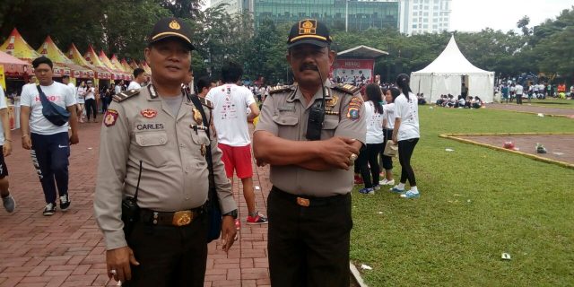 Polsek Medan Baru Lakukan Pengamanan “Charity Fun Run UNPRI 2017”