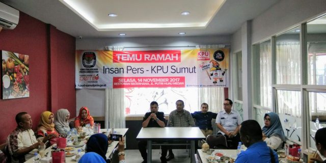 KPU Sumut Gelar Kegiatan Temu Ramah dengan Wartawan