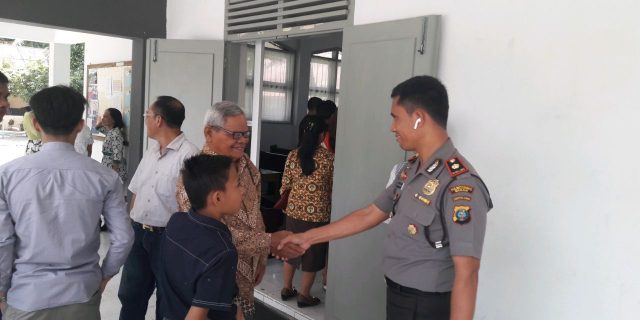 Blusukan Dan Pengecekan Pengamanan Gereja Dihadiri Kapolsek Medan Baru