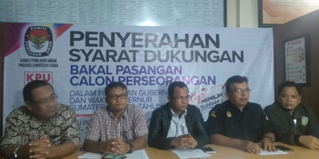 KPU Sumut: Tidak Ada Calon Perseorangan yang Menyerahkan Dokumen Syarat Dukungan