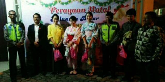 Petugas Turut Lakukan Pengamanan Gereja Diempat Lokasi Natal