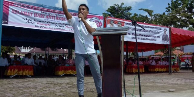 Peringati HAKI Tahun 2017, Kejari Nisel Tampilkan Maena dan Orasi Anti Korupsi