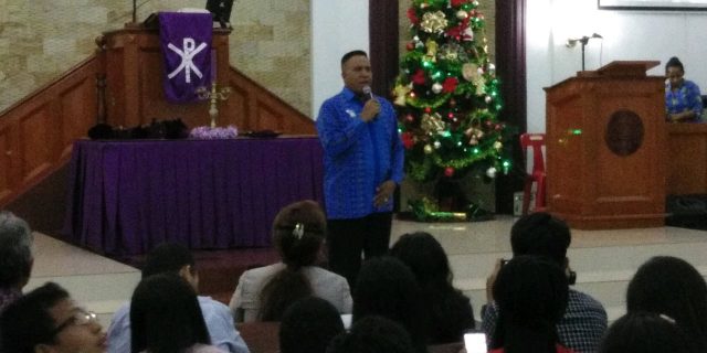 Polsek Medan Baru Lakukan Pengamanan Natal IMP
