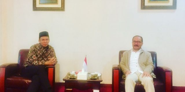 Gubernur NTB Gelar Pertemuan Bersama Firman Jaya Daeli