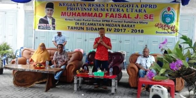 M Faisal Jafar Kunjungi Kecamatan Medan Barat