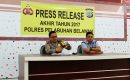 Press Release Akhir Tahun 2017,Polres Pelabuhan Belawan Ungkap Kasus Menonjol