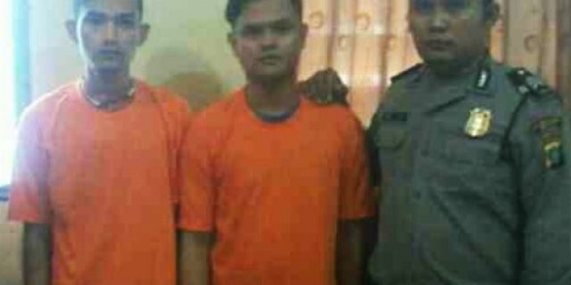 Polsek Medan Baru Ringkus Dua Pria Membawa Sabu