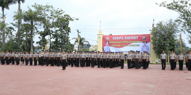 336 Personil Polda Sumut Naik Pangkat