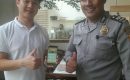Polsek Medan Baru Sosialisasi Aplikasi Polisi Kita