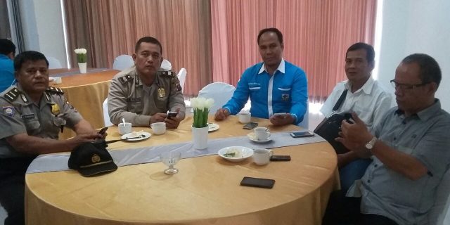 Pengamanan Rapimda KNPI Sumut Oleh Polsek Medan Baru