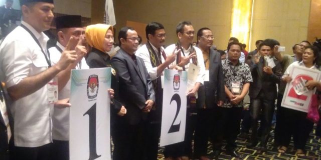 Pengundian Nomor Urut,Eramas No.1 Sedangkan Djass No.2