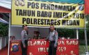 Jelang Imlek, Polsek Medan Baru Adakan Pengamanan di Vihara-Vihara