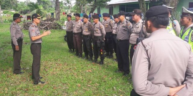 Pengamanan Tim V Staf Presiden Dilakukan Polsek Medan Baru