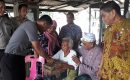 Polsek Medan Baru Berikan Bantuan Kepada Warga Kurang Mampu