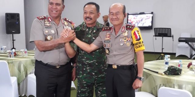 Pangdam l/BB Sambut Kunjungan Kerja Kapoldasu dan Kapolda Riu