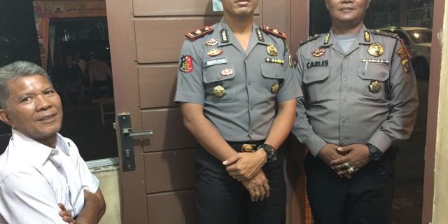 Pam Persiapan di Gereja Wafatnya Isa Almasih Dipimpin Kapolsek Medan Baru