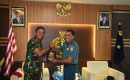 Laksamana Pertama TNI Ali Triswanto Menerima Kunjungan Brigjen TNI Nur Alamsyah