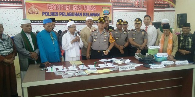 Press Release Polres Pelabuhan Belawan Dalam Kasus Menonjol
