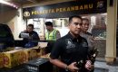 Polresta Pekanbaru Berhasil Mengamankan 350 Botol Miras Ilegal