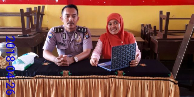 Polsek Medan Baru Amankan Pelaksanaan UNBK Tingkat SMP/MTS