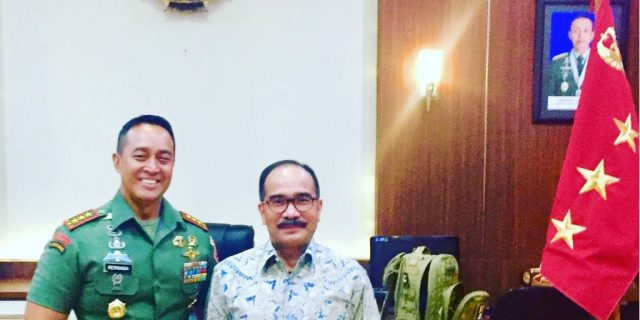 Firman Jaya Daeli : Letjen TNI Andika Perkasa Mampu Pengembangan Dokdiklat dan Penguatan Pertahanan Negara