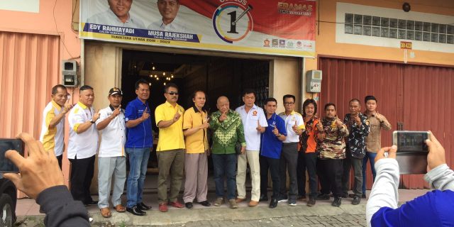Parpol Pengusung dan Relawan se Kecamatan Medan Area Siap Memenangkan Edy Rahmayadi – Musa Rajeckshan