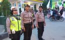 KAPOLSEK MEDAN BARU PIMPIN PAM UNRAS DI PINTU 1 USU MEDAN