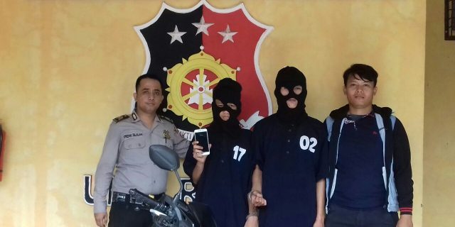 UNIT RESKRIM POLSEK MEDAN HELVETIA BEKUK JAMBRET