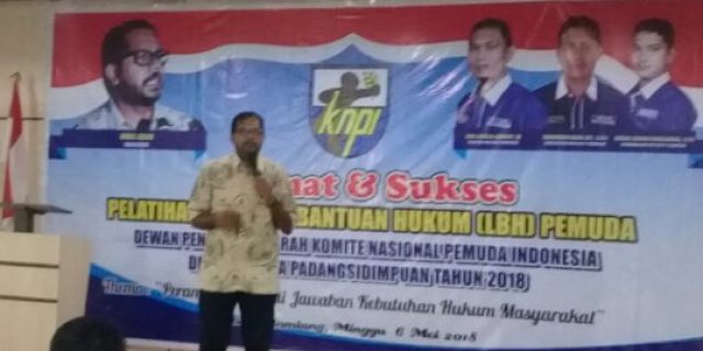 Haris Azhar : LBH Jangan Takut Dalam Menegakkan Hukum