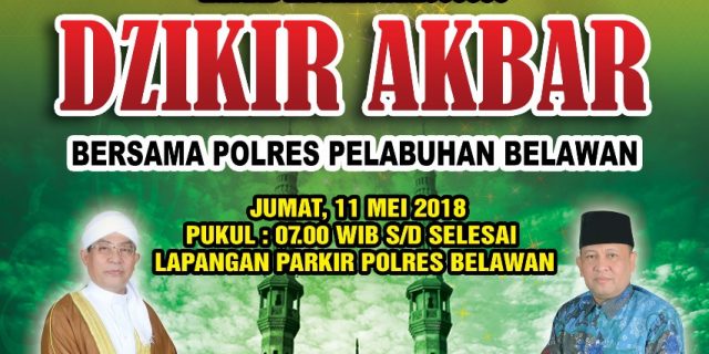 Polres Pelabuhan Belawan Melakukan Dzikir Akbar,Jumat Besok