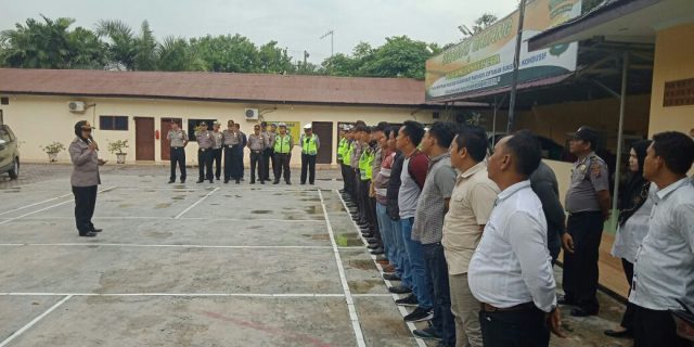 Polsek Helvetia Adakan Apel Siaga
