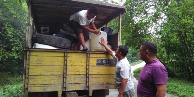 Polsek Lolowau Polres Nisel Sita 140 liter Tuak Suling