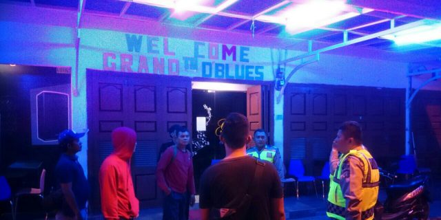 KAPOLSEK MEDAN HELVETIA PIMPIN PATROLI DAN SAMBANG KETEMPAT HIBURAN MALAM