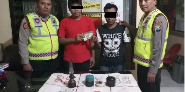 Judi di Lahan Kosong Dua Tersangka Diamankan Polsek Kedamean