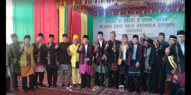 Dewan Adat Raja Angkola Sipirok Siap Dukung Pasangan Eramas