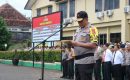 Apel Pergeseran Pasukan Personel Polda Lampung Dalam Rangka Pengamanan Pemilu Tahun 2018