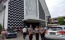 Polsek Medan Baru Laksanakan Pengamanan Gereja