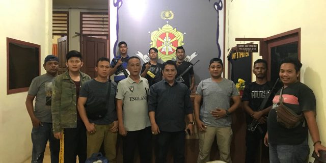 Satreskrim Polres Nias Selatan Sita 250 Liter Tuak Suling