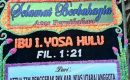 Ibu Wakil Bupati Meninggal Dunia, Ketua PKK Nias Utara Kirim Krans Bunga “Selamat Berbahagia Atas Pernikahan”